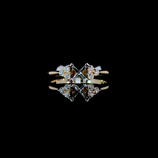 165806 - .14 ctw diamond semi mount