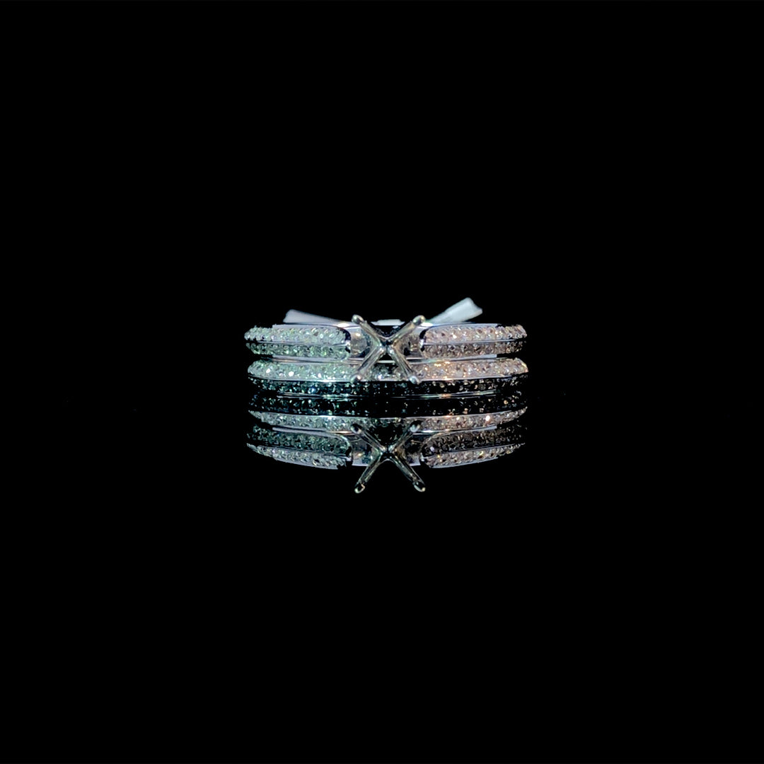 143628 - .45ctw diamond semi mount