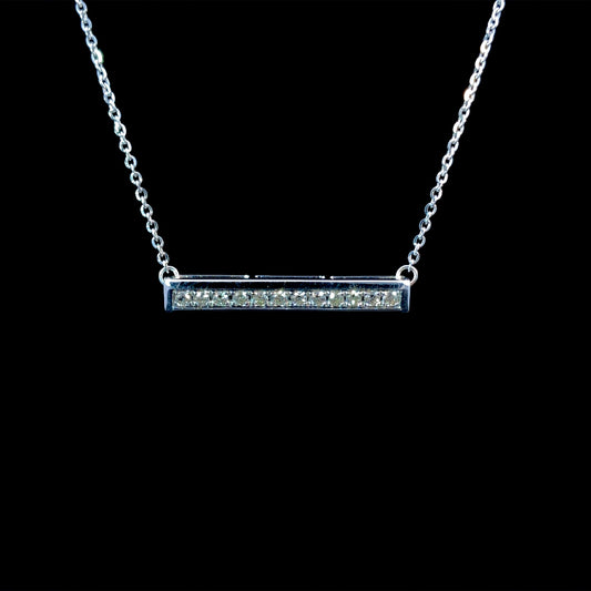 166017 - .14ctw diamond necklace