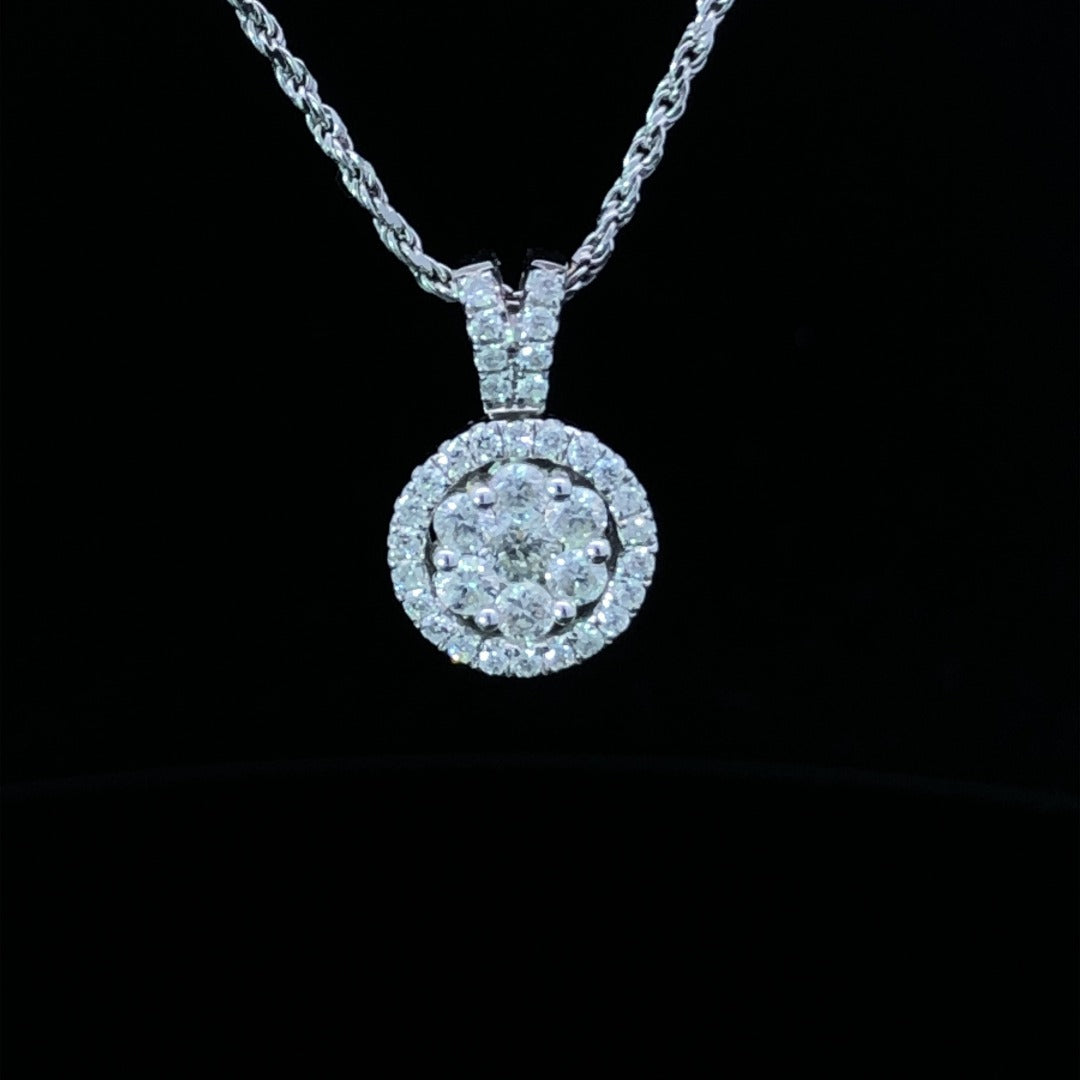 159518 - .50 ctw diamond pendant