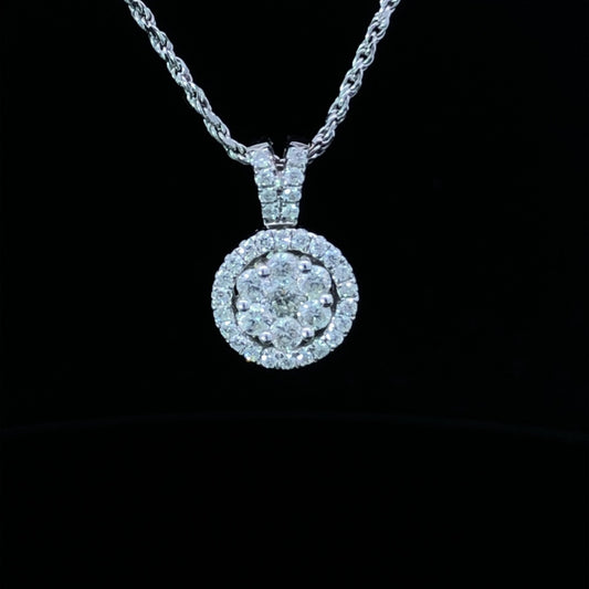 159518 - .50 ctw diamond pendant