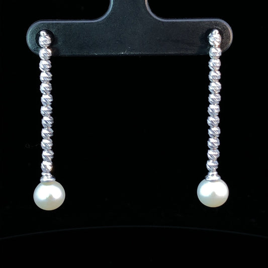 Pearl earrings