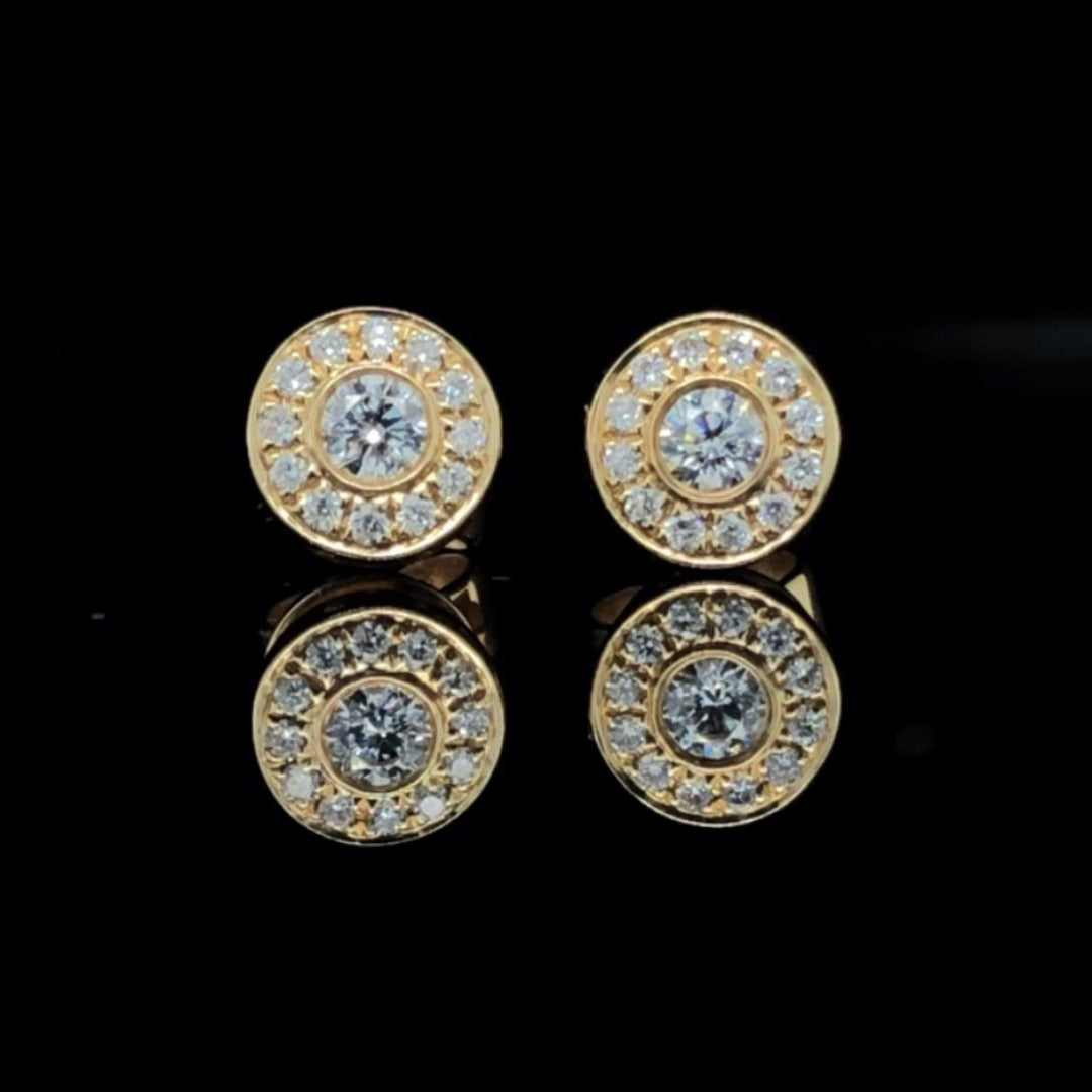 153501 - .15 ctw Diamond earrings