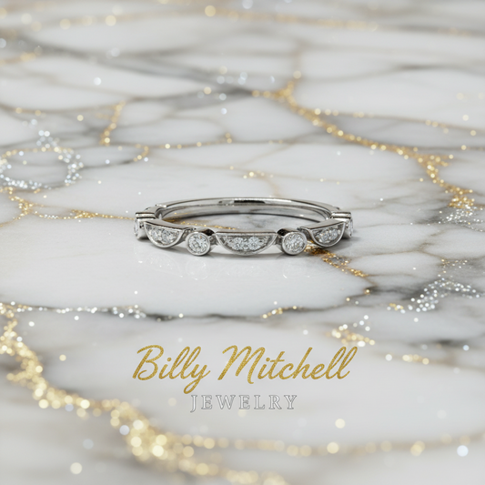 158306- .15 ctw diamond band