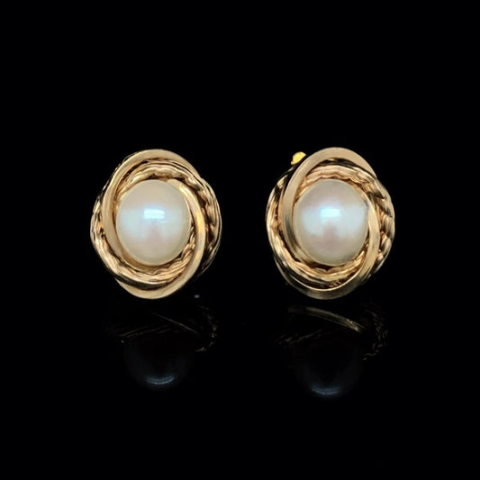 Pearl earrings