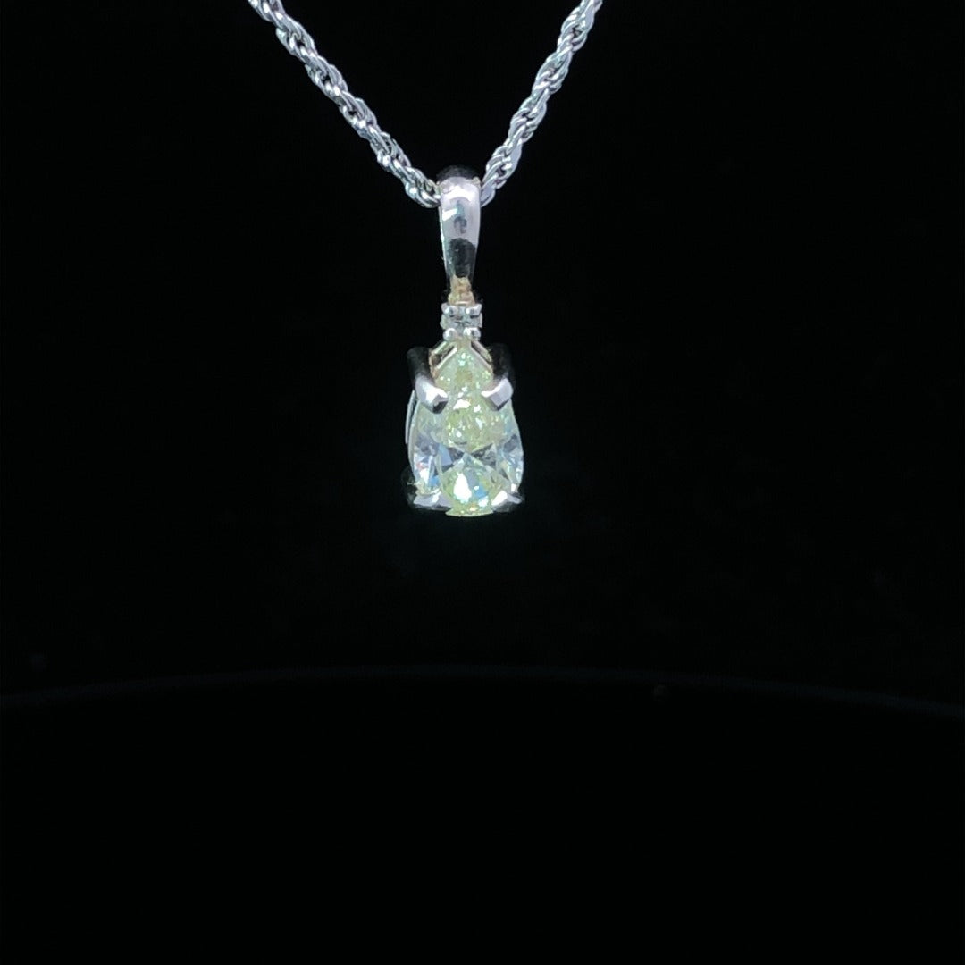 114661 - .63 ct diamond pendant