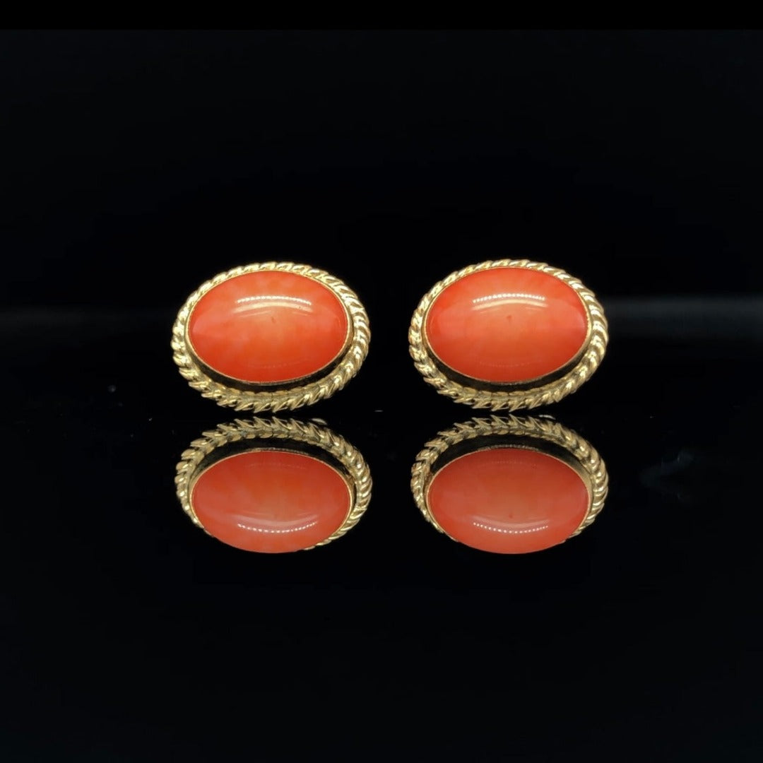 Coral Earrings