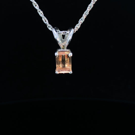 .96 ct Imperial Topaz pendant