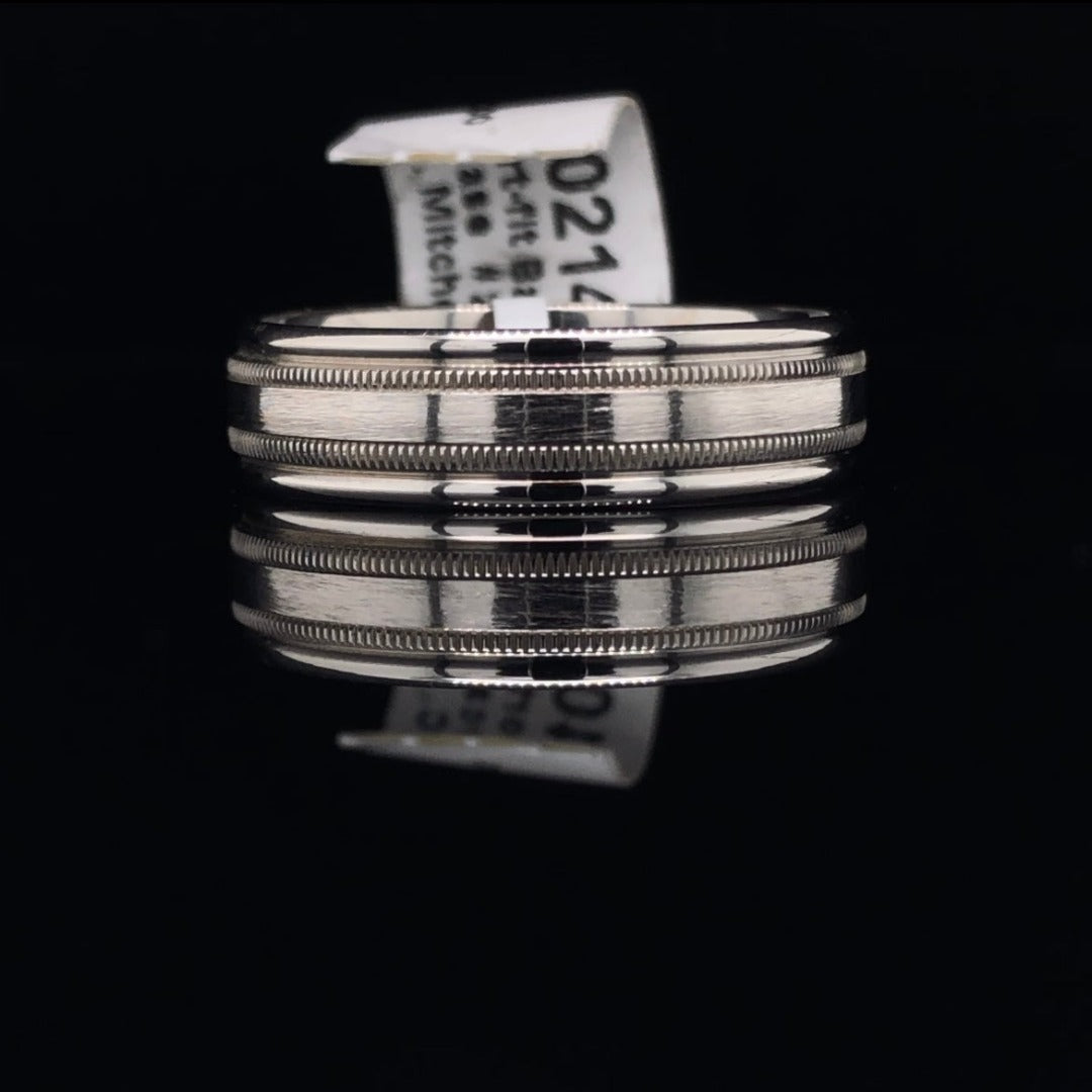 140214 - 6 mm wedding gold band