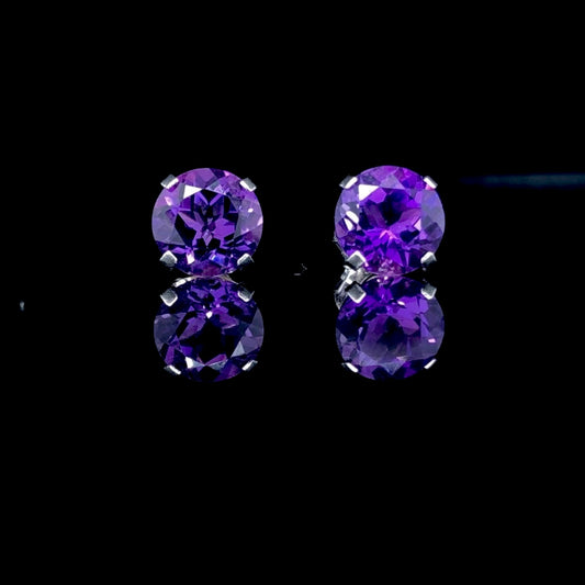 Amethyst earrings