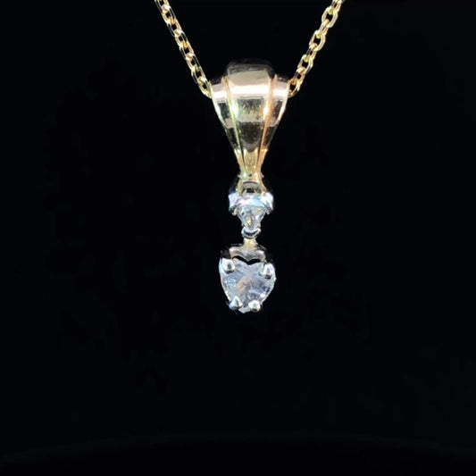 .18 ctw diamond pendant