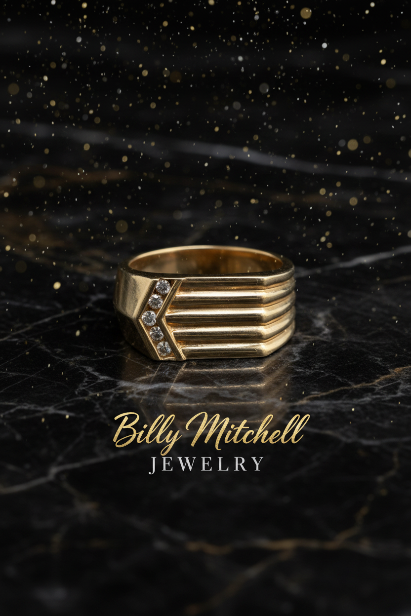 103848 - Mens diamond ring