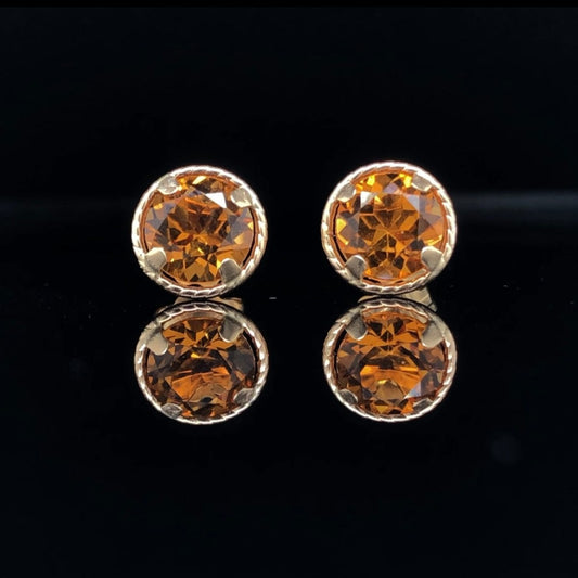 Citrine earrings