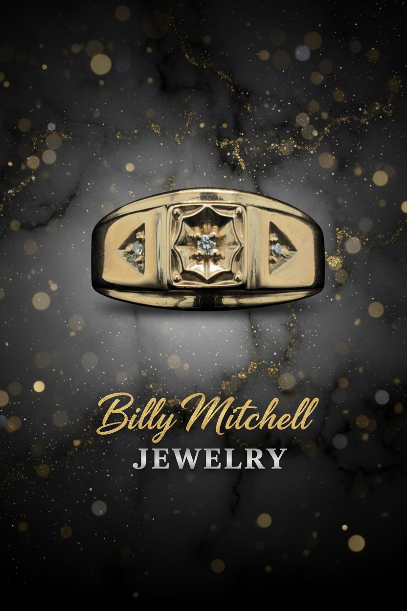 150138 - Mens diamond ring