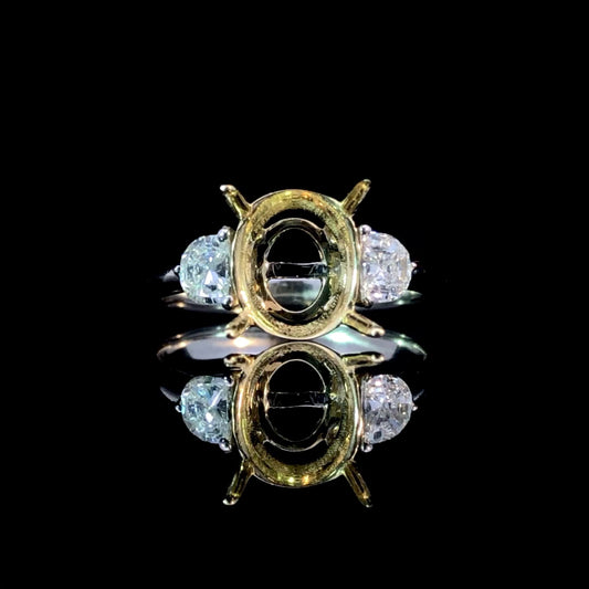 165876 - .43ctw diamond semi mount