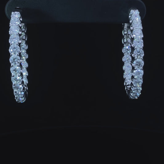 3.00 ctw diamond earrings