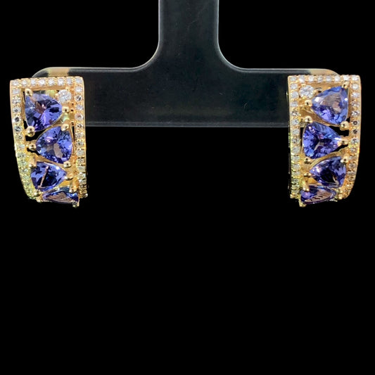 Tanzanite earrings