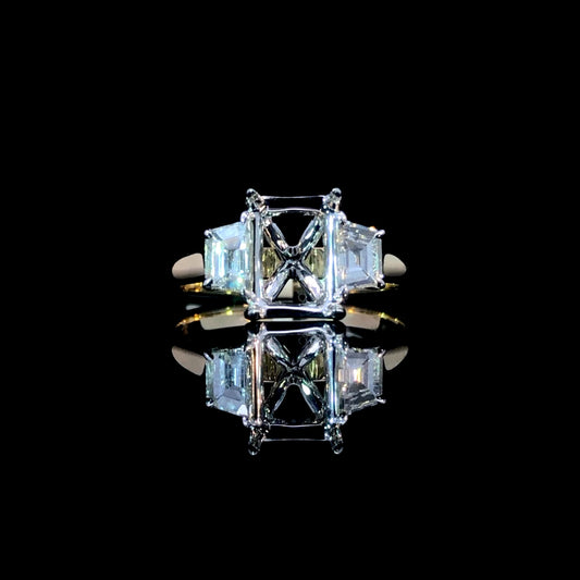 165920 - .63 ctw diamond semi mount