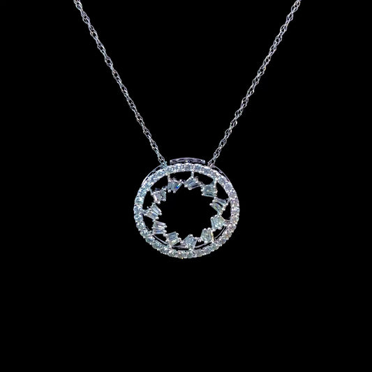 165911 - .54 ctw diamond pendant