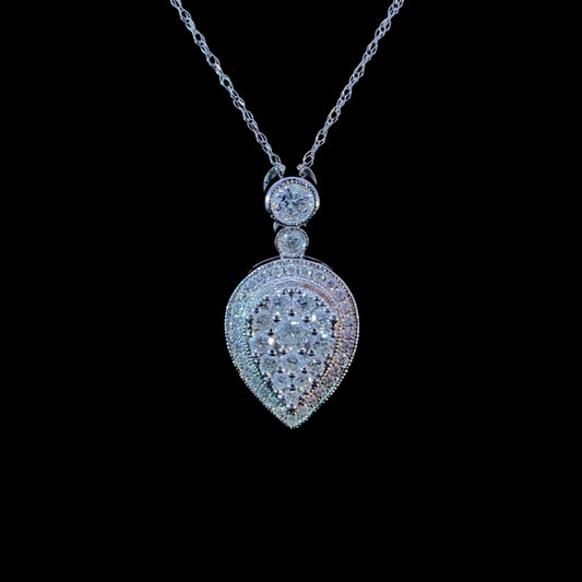 1.00 ctw diamond pendant