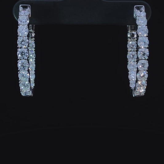 4.00 ctw diamond earrings