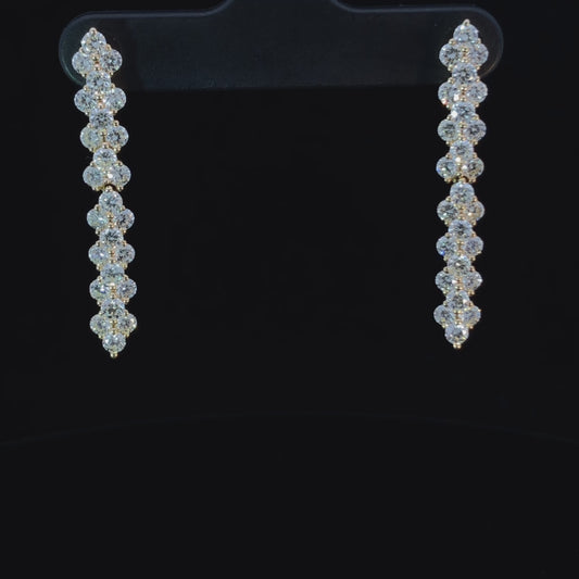 2.39 ctw diamond earrings