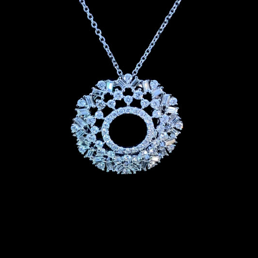 159234 - 1.47 ctw diamond pendant