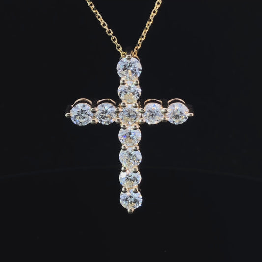160439 - 3.63 ctw diamond pendant