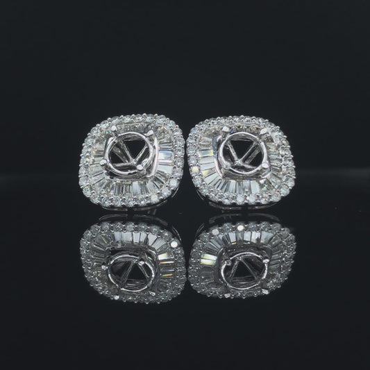 1.55 ctw diamond earring enhancers